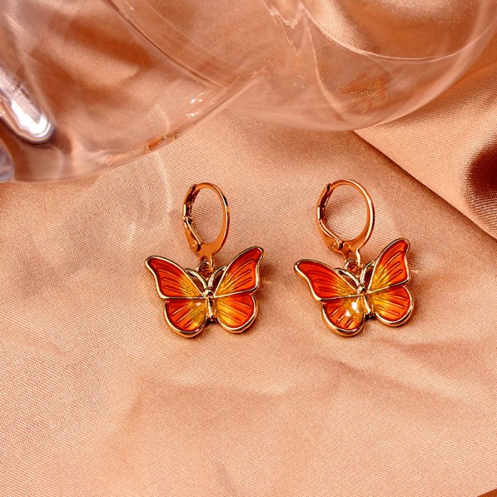 Butterfly Drop Earring