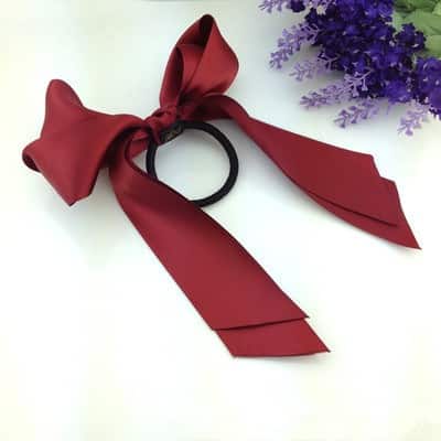 Stain Bow Rubberband Red