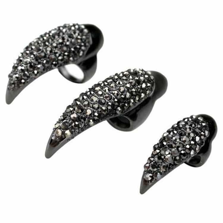 Claw Ring Black  (Small)