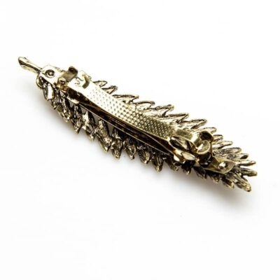 Feather Silver Hairpin