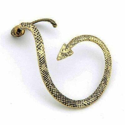 Ear Bone Snake Ear Cuffs Golden 1 pc