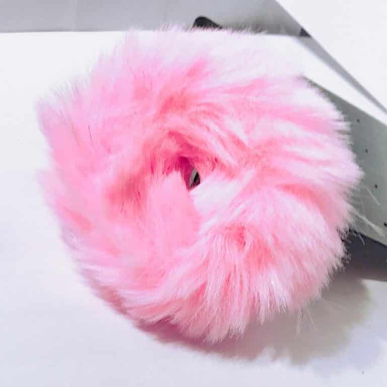 Fluffy Rubberband Light Pink