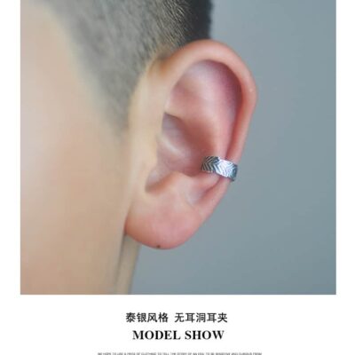 Silver Ear Cuff 1pc