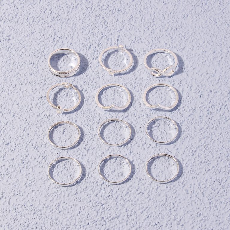 Silver Rings of Set – 12pc