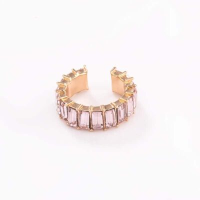 Pink Colour Diamond Ear Cuffs 1pc