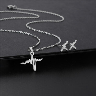 Stainless Steel Necklace Without Earrings