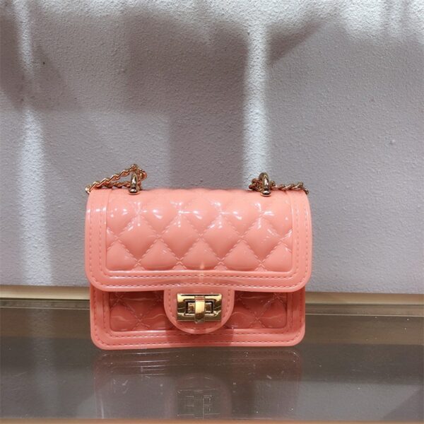 Pink Bag With Chain PVC