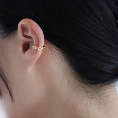 Golden Chain Design Ear Cuffs 1 pc