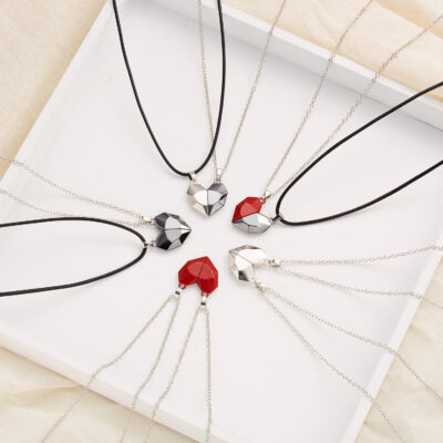 Red n Black Couple Necklace