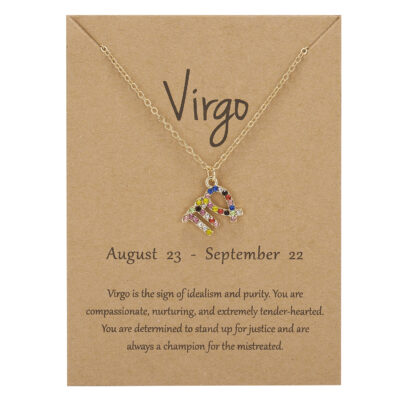 Zodiac Sign Necklace { Virgo }