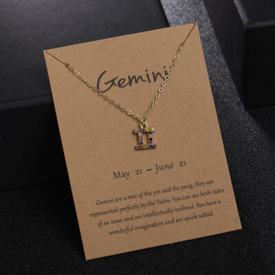 Zodiac Sign Necklace {Gemini}