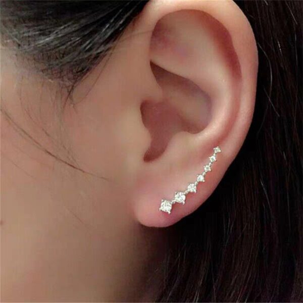 Golden Mini Diamond Ear Clip One Side ( 1pc )