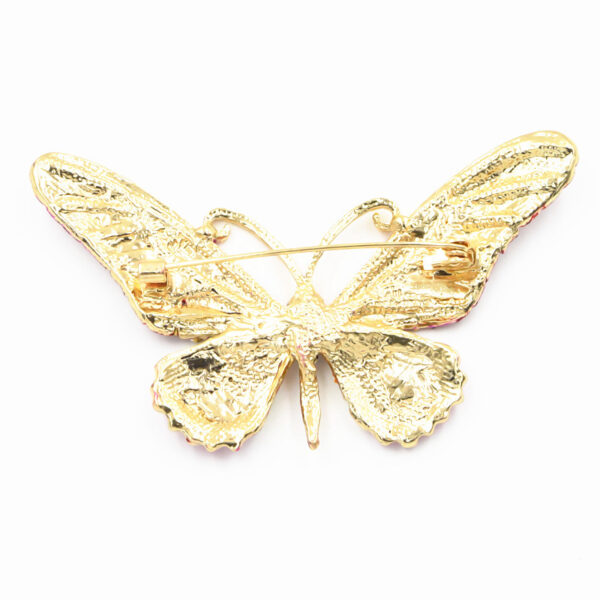 Multi Colour Big Butterfly Brooch