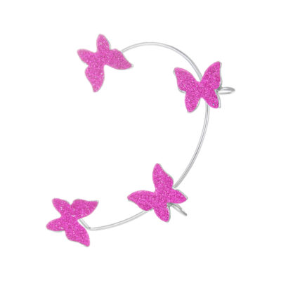 Pink Butterfly Ear Crawler 1 pc