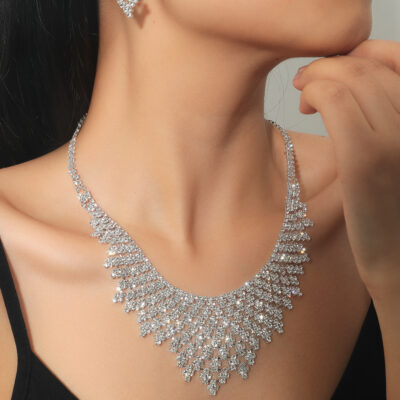 Crystal Bridal Necklace Set