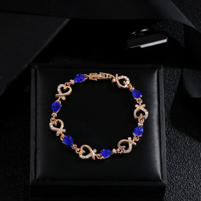 Blue Diamond Golden Bracelets