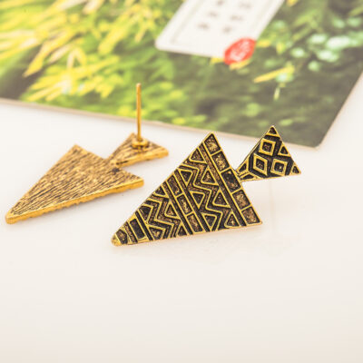 Triangle Exaggerated Large Ethnic Earrings