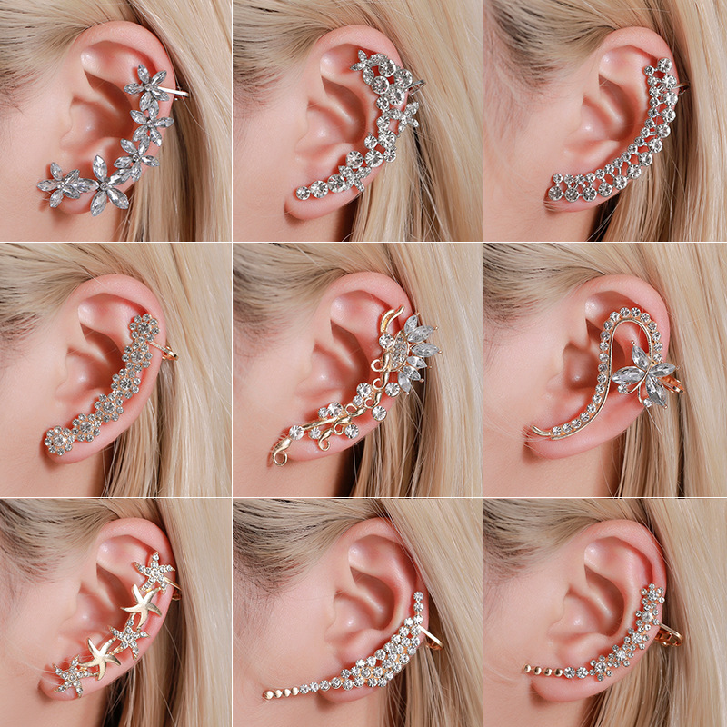 Trendy Ear Cuff Earring Collection|| fashion butterfly - YouTube
