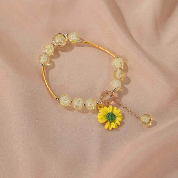 Yellow Daisy Flower Bracelets