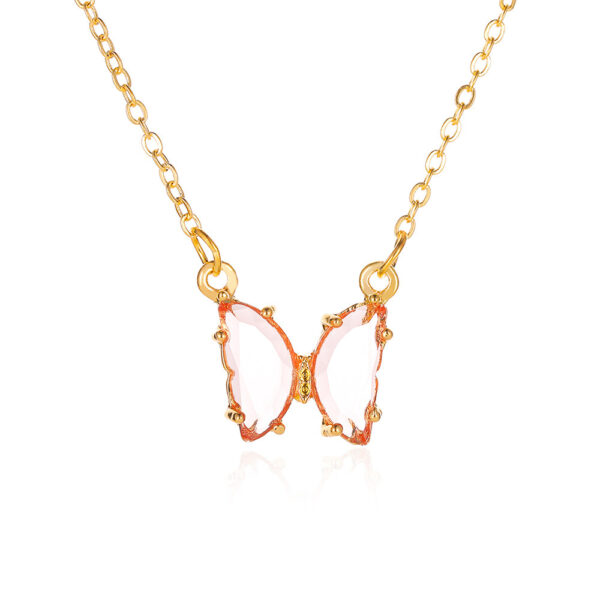Golden Chain Butterfly Necklace