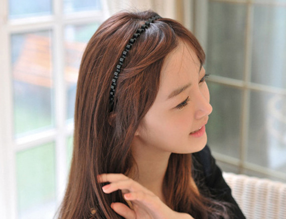 Cheap 4Pcs Makeup Headband Zigzag Hairband Plastic Hair Hoop Durable  Headbands Washing Face | Joom