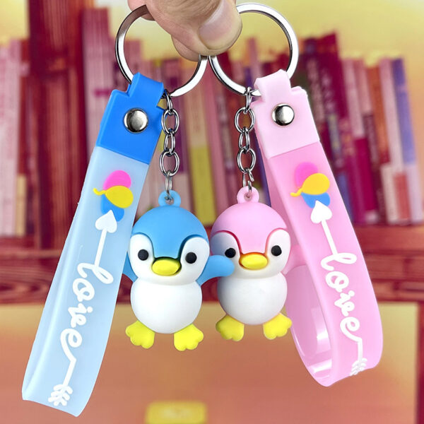 Penguin – Pink Keychain