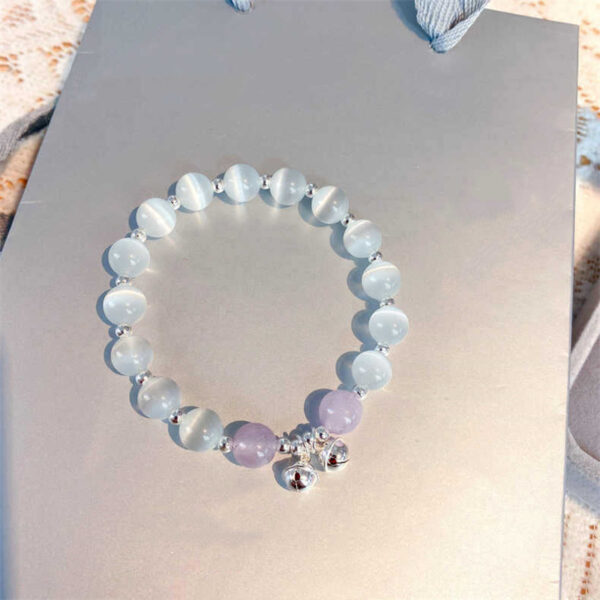 White Transperant Pearl Bracelets