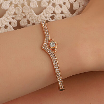 Silver Mini Crown Diamond  Bracelets