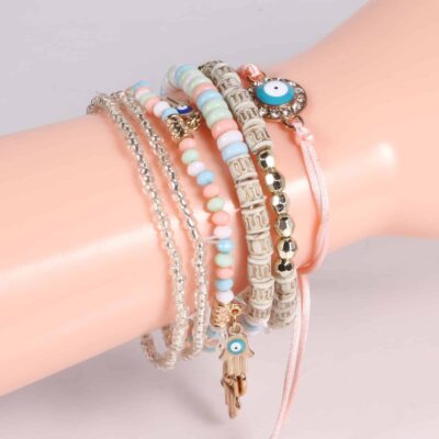 Pink Pearls Set – Streched