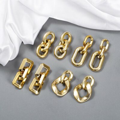 Golden Chunky  Earrings