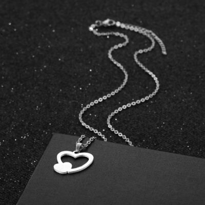 Stainless Steel Heart Shape Necklace