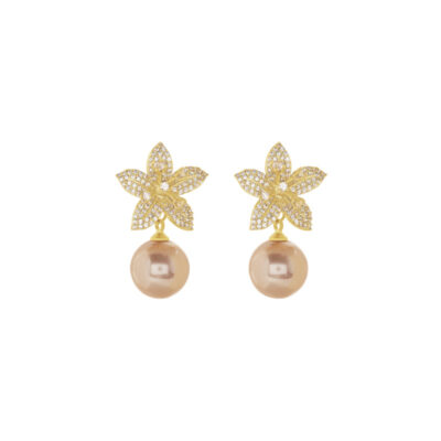 Zircon Petals Sell Earrings