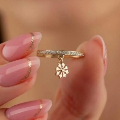 Mini Diamond Silver Rings