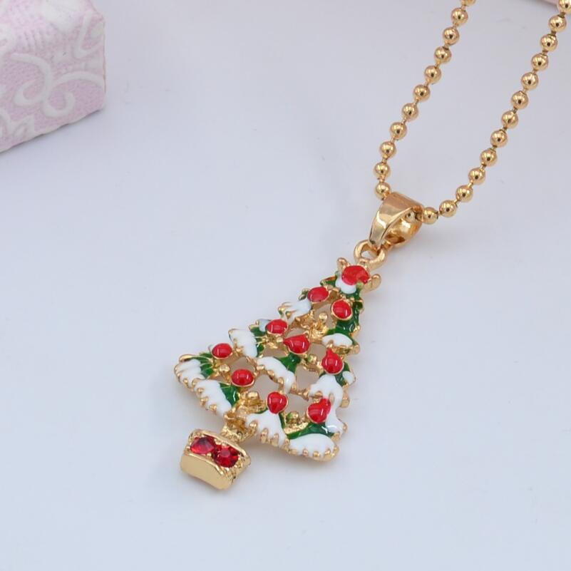 Delicate Colorful Bells Crystal Christmas Tree Pendant Necklace for Women  Men Fashion Xmas Clavicle Collier Party Gift Jewelry - China Design Necklace  and Christmas Necklaces price | Made-in-China.com