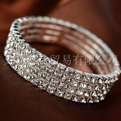 Diamanté Silver Bracelet