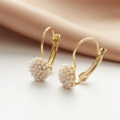 Cute Millet Pearl Earrings