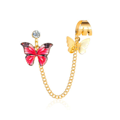 Butterfly Ear Cuffs Golden