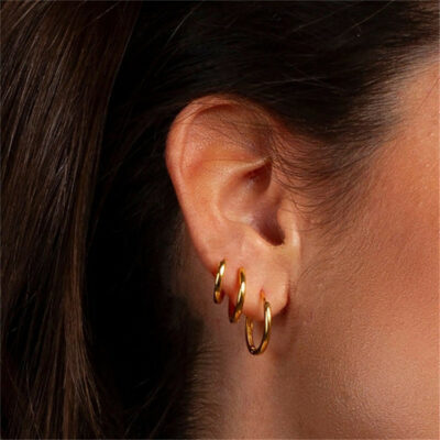 Metal Circle Earring (S)