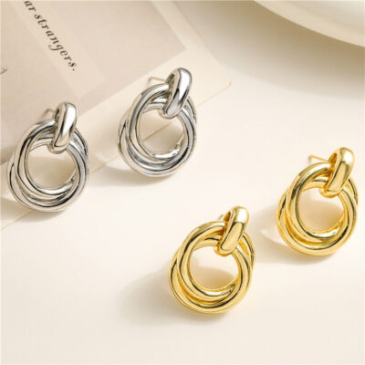 Exaggerated Circle Earrings