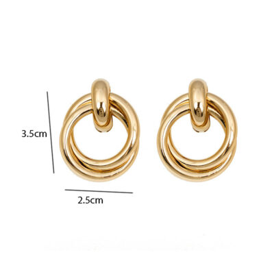 Exaggerated Circle Earrings