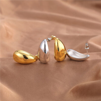 Water Drop Golden Earring