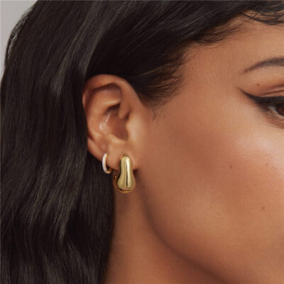 Geometric Metal earring