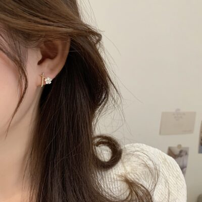 Korean Version of Shell Flower Earrings